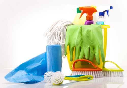 Waste handling and disposal compliance during carpet cleaning service